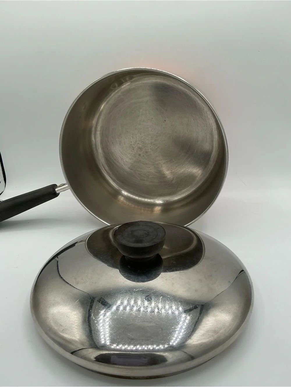 Revere ware Stainless Steel Saucepan with Lid And copper bottom 2 qt